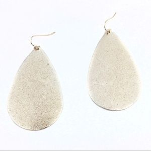 ❤️ Rose Gold Metallic Tear Drop Earrings ❤️